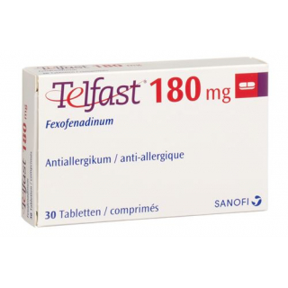 Телфаст 180 мг 30 таблеток