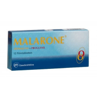 Malarone 100 mg 12 tablets