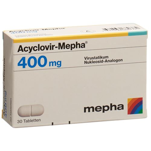Acyclovir 400 mg 30 tablets