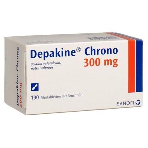 Депакин Хроно 300 мг 100 таблеток покрытых оболочкой (делимые)