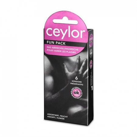 Презервативы Ceylor Fun Pack с резервуаром, 6 шт.