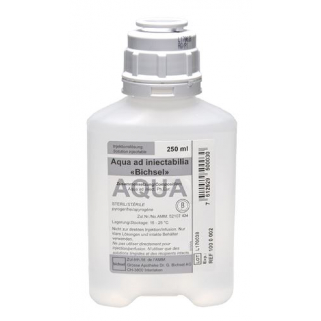 Aqua AD Iniectabilia Bichsel 250 ml
