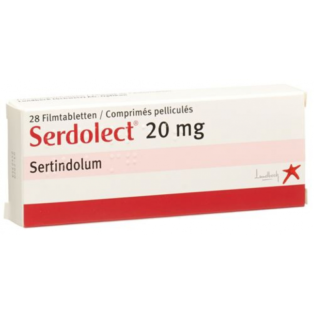 Сердолект 20 мг 28 таблеток покрытых оболочкой