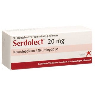 Сердолект 20 мг 98 таблеток покрытых оболочкой