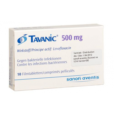 Таваник 500 мг 10 таблеток
