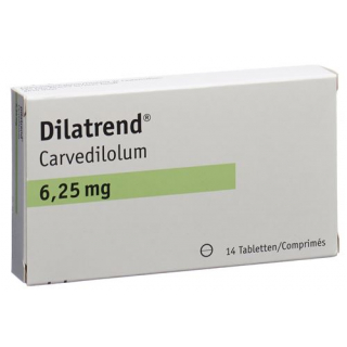 Дилатренд 6,25 мг 14 таблеток 
