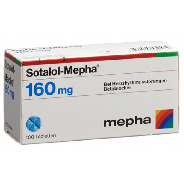 Соталол Мефа 160 мг 100 таблеток 