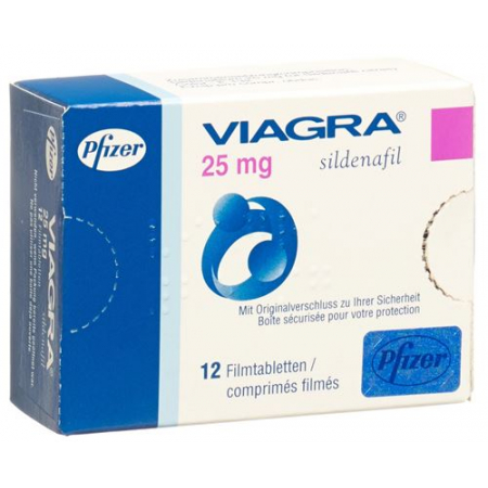 Виагра 25 мг 12 таблеток покрытых оболочкой