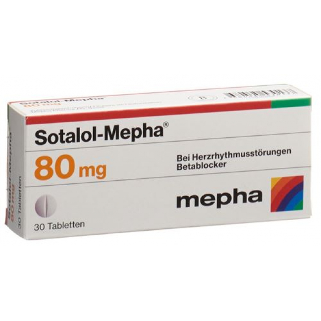 Соталол Мефа 80 мг 100 таблеток 