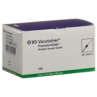 VACUTAINER KANUELE 21G 0.8X38