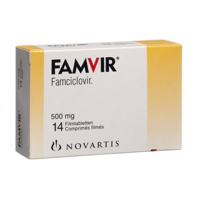 Фамвир 500 мг 30 таблеток