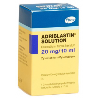 Адрибластин раствор для инъекций 20 мг / 10 мл ампула 10 мл