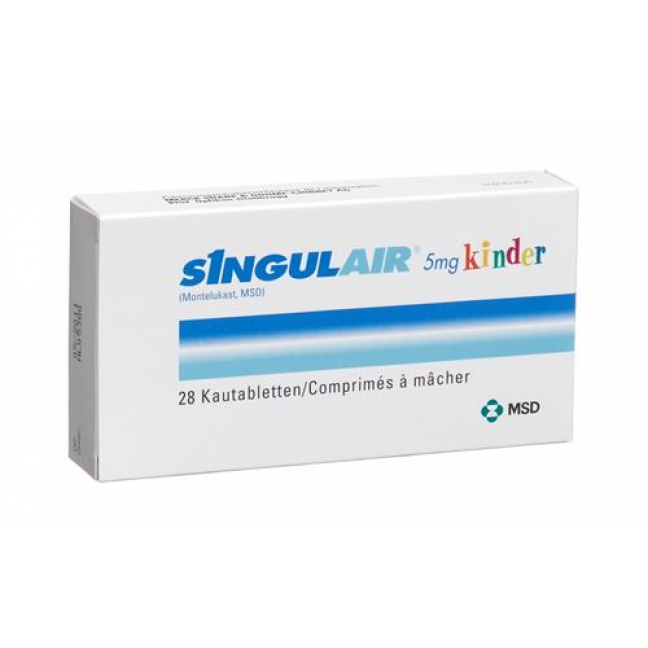Сингуляр 5 мг 28 жевательных таблеток для детей