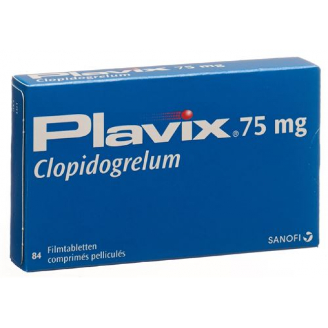 Плавикс 75 мг 84 таблетки 