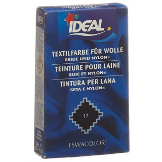Ideal Wolle Color No17 Schwarz 30г