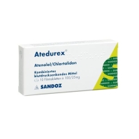 Атедурекс 100/25 мг 10 таблеток покрытых оболочкой