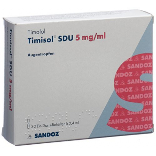 Тимизол  СДУ глазные капли 0.5% 30 монодоз x 0.4 мл