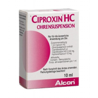 Ципроксин HC (с гидрокортизоном) ушная суспензия 10 мл