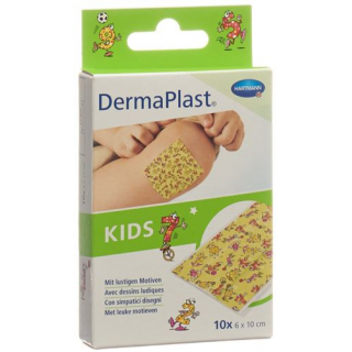 Dermaplast Kids 6смx10см 10 пластырей