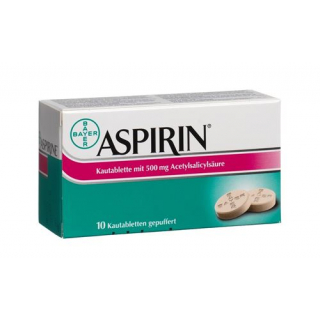 Аспирин 500 мг 10 жевательных таблеток