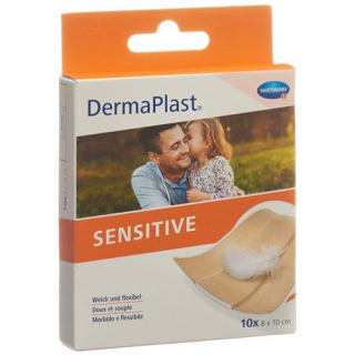 Dermaplast Sensitive 8смx10см 10 пластырей