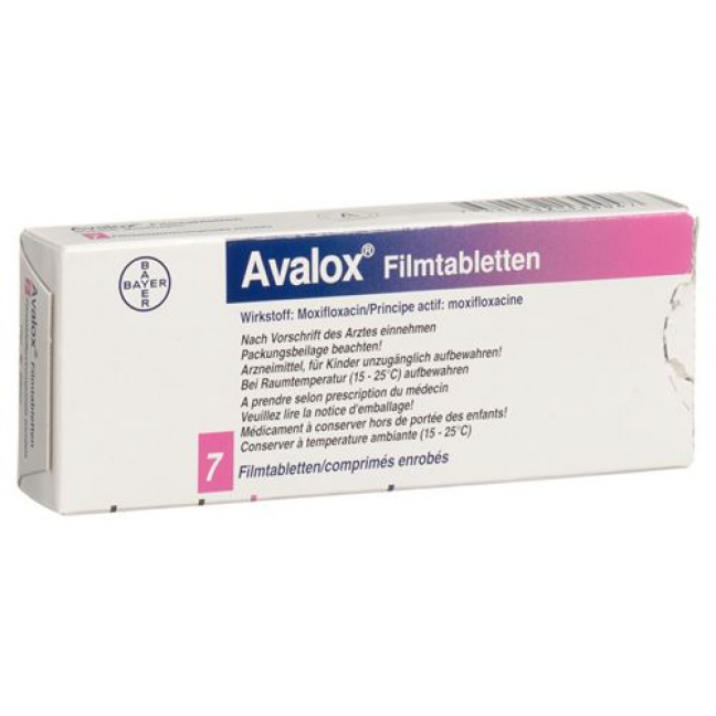 Авалокс 400 мг 7 таблеток покрытых оболочкой