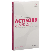 Let’s Protect Actisorb Silver 220 Kohleverband 19x10.5см 10 штук