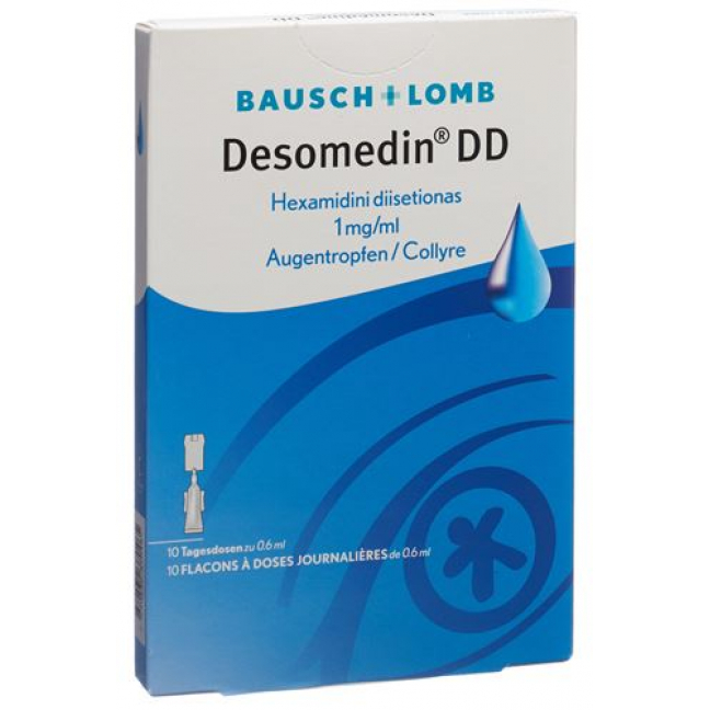 Дезомедин ДД глазные капли 10 монодоз