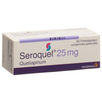 Сероквель 25 мг 60 таблеток покрытых оболочкой 