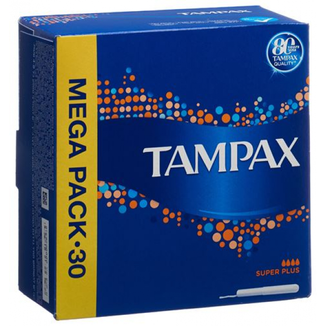 Tampax Super Plus Tampons 30 штук