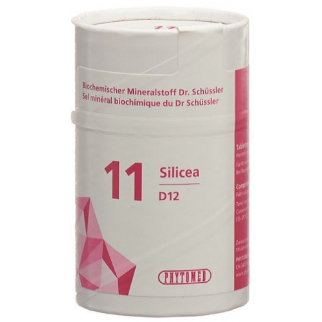 Phytomed Schussler Nr. 11 Silicea в таблетках, D 12 100г