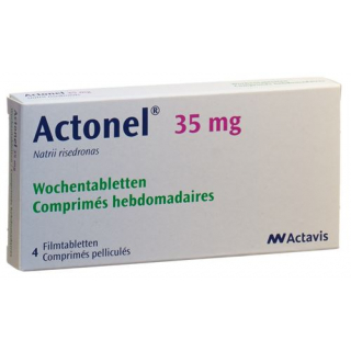 Актонель 35 мг 4 еженедельные таблетки 
