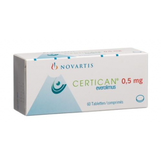 Certican 0.5 mg 6 X 10 tablets