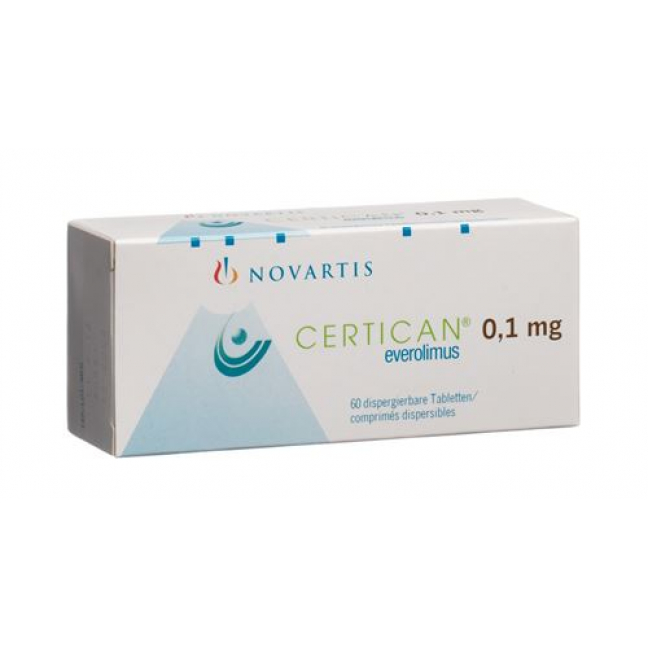 Certican 0.1 mg 6 X 10 tablets