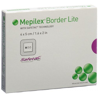 Mepilex Border Lite Silkonschaumve 4x5см 10 штук