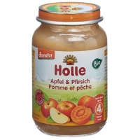 Holle Apple &amp; Peach Demeter Organic 190 г