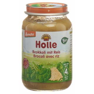 Holle Brokkoli Vollkorn Reis nach 4 Monaten Bio 190 g