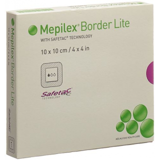Mepilex Border Lite Silkonschaumve 10x10см 5 штук