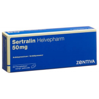 Сертралин Хелвефарм 50 мг 30 таблеток покрытых оболочкой 