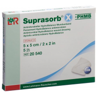 Suprasorb X + Phmb повязка для ран Hydrobalance 5x5см стерильный 5 штук
