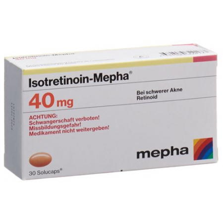 Изотретиноин Мефа 40 мг 100 капсул