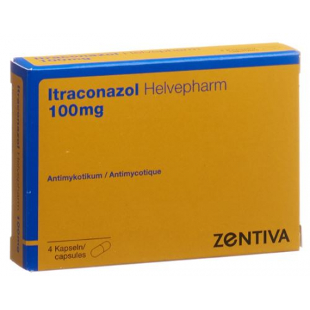 Итраконазол Хелвефарм 100 мг 4 капсулы