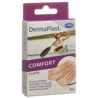 Dermaplast Comfort Family Strip Ass 32 штуки