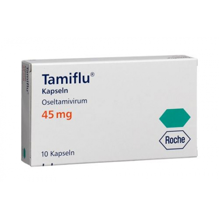 Тамифлю 45 мг 10 капсул