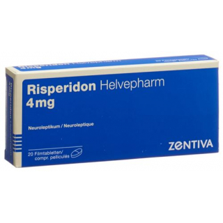 Рисперидон Хелвефарм 4 мг 20 таблеток покрытых оболочкой
