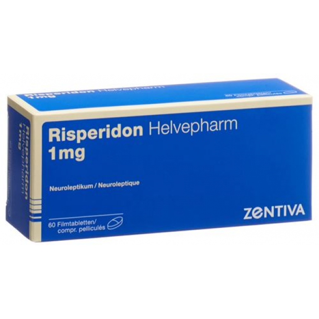 Рисперидон Хелвефарм 1 мг 60 таблеток покрытых оболочкой