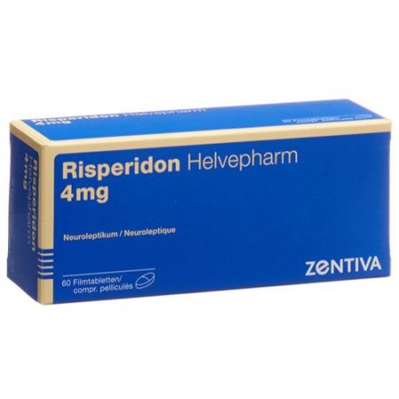 Рисперидон Хелвефарм 4 мг 60 таблеток покрытых оболочкой