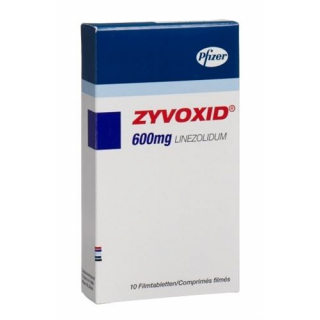 Зивоксид 600 мг 10 таблеток покрытых оболочкой