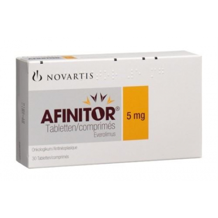 Афинитор 5 мг 30 таблеток