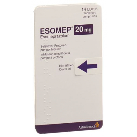 Эзомеп Мупс 20 мг 56 таблеток